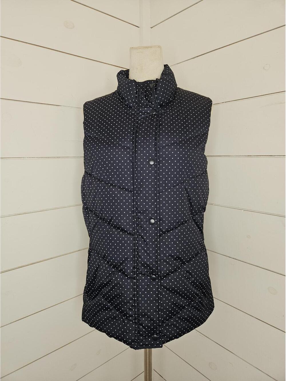 Gap XL Navy blue with white dots puffy Warmest Vest
